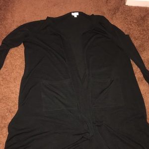 Sarah cardigan, LuLaRoe, All Black